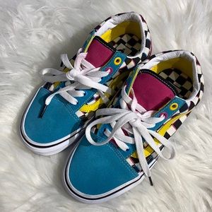 Vans Old Skool Colour Block with Black & White Checkered